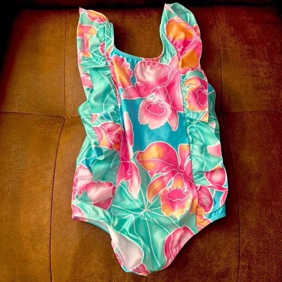 Kenny Flowers girls Maui bathing suit - Picture 1 of 3